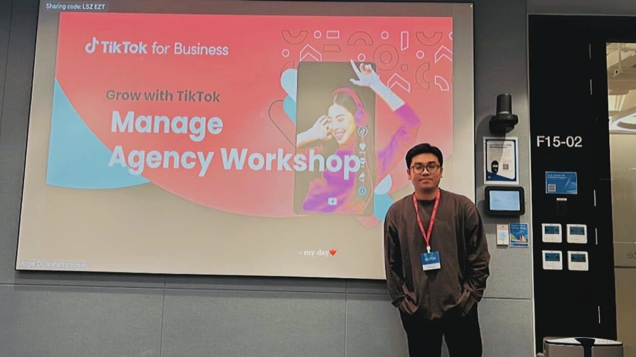 Mo Tolentino at a TikTok for Business workshop